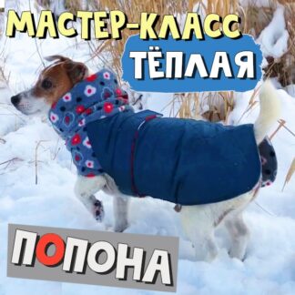 Зимняя попона для собаки. Мастер-класс